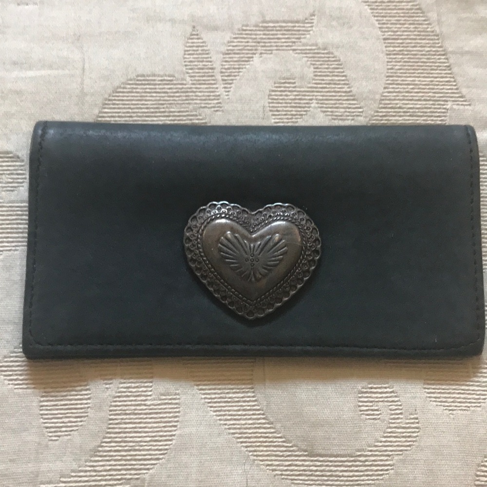 Check cover case - navy - leather